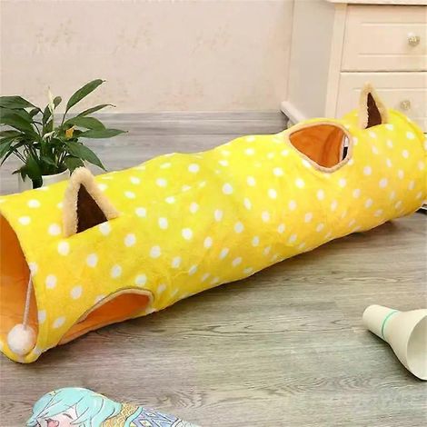 Online Store - Tunnel pour chats, furets et lapins, lit pliable, accessoires pour animaux, jouets d'intérieur, jouet mobile créatif, jouets pour chatons (1/5)