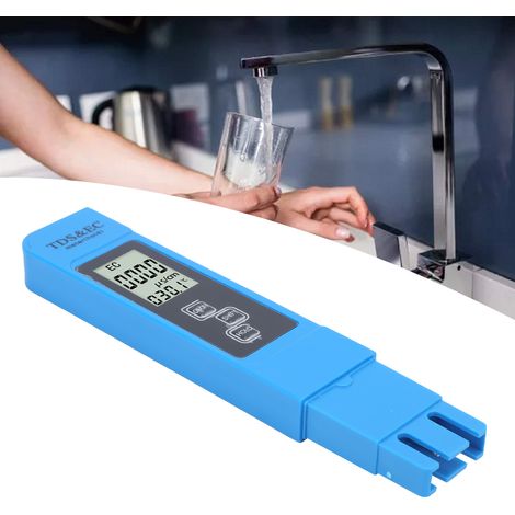 3-in-1 A1 TDS-Stift für Wasserqualitätsprüfungen, TDS-Messstift, EC-Leitfähigkeits-TDS-Stift (blau) (1/5)