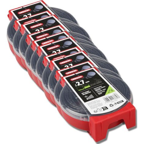 10 blisters fil débroussailleuse Ondulé 2,7 mm x 15 m Oregon Nylium (1/5)