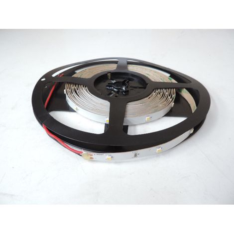 Ruban bandeau LED 2.4W/m 4000K 330lm/m longueur 5m souple alim 24V (non incl) interieur 30leds/m IP20 (1/3)