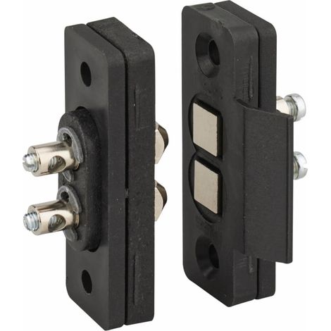 Contatto elettrico a perni, struttura in nylon per serrature elettriche, universale - THIRARD