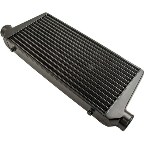 Universal Legierung Ladeluftkühler 3 "in/out 600x300x76 AF90-1000BLK 700PS newUniversal Ladeluftkühler 3 "/76mm Ladeluftkühler 600x300x76mm Intercooler (1/5)