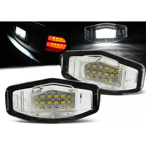 Paire feux de plaque Honda Civic/City/Legend/Accord LED-41061163