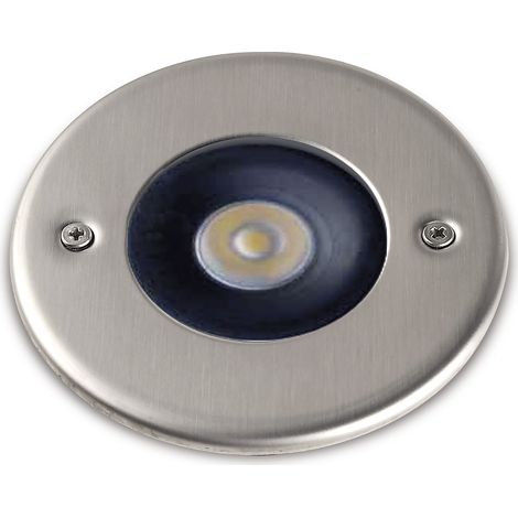 Empotrable suelo ICAZA IP67 LED COB AC 4.30W 430lm(320lm) CRI80 3000K 20º Inox
