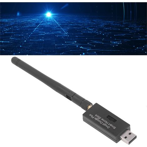 Clé USB CC2652P Passerelle Zigbee2MQTT ZHA Home Assistant BLE5.2 Passerelle USB Zigbee universelle avec antenne pour Home Assistant Basic Edition (1/5)