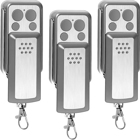 3PCS Telecommande Portail Replacement pour 114253, 4 Boutons Bip Portail Compatible avec A-VIDSEN 114253 104257 104251 (1/5)