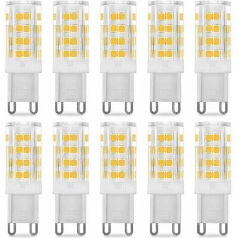 Ampoule LED G9 5W, Equivalent 40W , Blanc Chaud 3000k, 220-240V, 360° angle de faisceau, Pack de 10 (1/4)