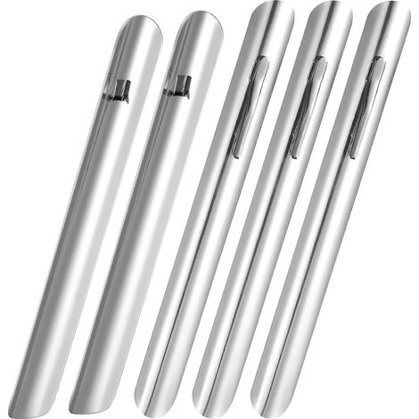 Lot de 5 racloirs à miettes en acier inoxydable pour comptoir et restaurant (1/5)