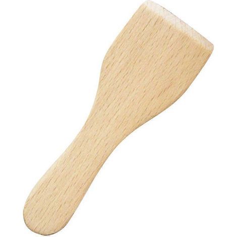 Set mit 4 kleinen, antihaftbeschichteten Butterspateln aus Buchenholz für die Küche – 13,00 x 4,00 x 0,50 cm (1/3)