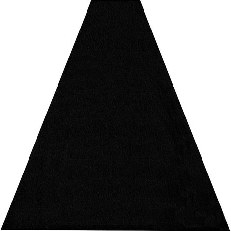 Sprinttrack Kunstgras - 15x2 m - Schwarz - Indoor/Outdoor