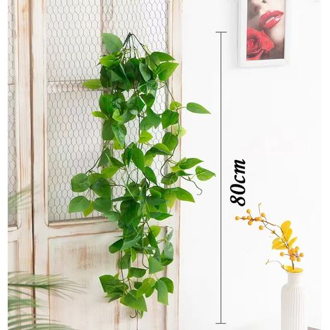 (F1) Jardinière murale en rotin tressé à la main, panier en rotin tressé, support pour plantes grimpantes, pot de jardin, jardinière murale (1/4)