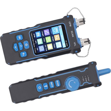 Testeur de câbles réseau optique numérique, traceur de fibre avec émetteur-récepteur, détecteur de fils, batterie intégrée (1/5)