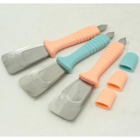 Pelle De Réfrigérateur Pelle À Glace En Acier Inoxydable Pelle De Déneigement Pour Réfrigérateur Pelle De Dégivrage Grattoir À Glace (1/4)