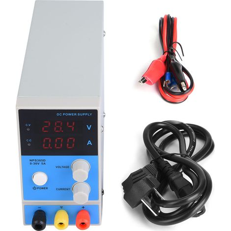 Alimentation régulée CC réglable numérique NPS305D 30V 5A 2 (Fiche AU 220V) (1/5)