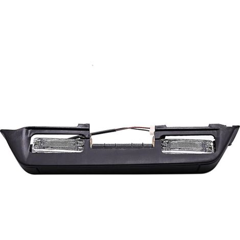 Crea – Lumière de plaque d'immatriculation arrière pour Mitsubishi Pajero – Plastique noir – Installation facile – Éclairage LED haute fiabilité
