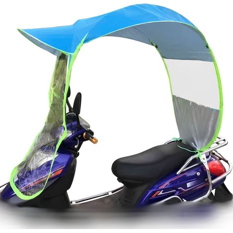 Copertura antipioggia per moto scooter bici cappotta parasole impermeabile (1/4)