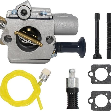 Kit carburateur, durites, filtre essence compatible Stihl MS291 MS271 MS261, 1141 120 0611