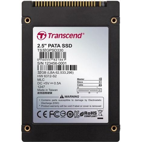 Transcend Solid State Disk IDE 64GB / MLC (TS64GPSD330) (1/3)