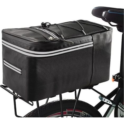 Sacoche à outils, sacoche latérale, sacoche latérale étanche, panier arrière 15 litres, sacoche latérale réfléchissante pour vélo – RAPANDA (1/5)