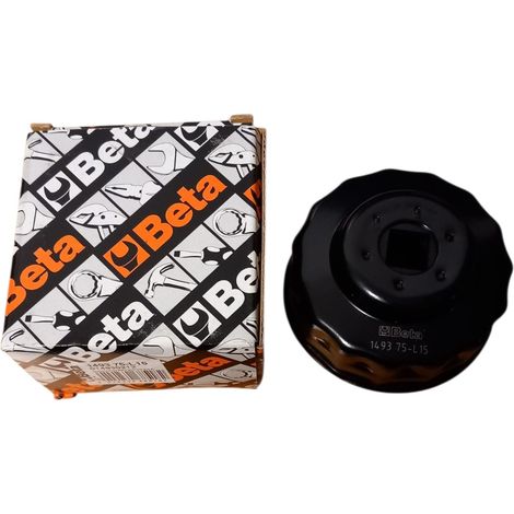 Chiave a tazza beta per filtri olio Ø 75 - 15 lati