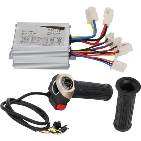 24V 500W Bürstensteuerung mit LCD-Bildschirm, elektrischem Gasgriff und Universal-Kit (1/5)