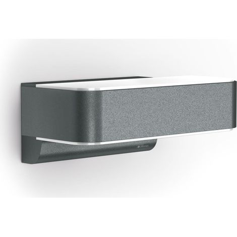 Steinel Lampada da parete L 810 SC, sensore di movimento a 160°, 9,8 W, collegabile tramite app, in alluminio (1/5)