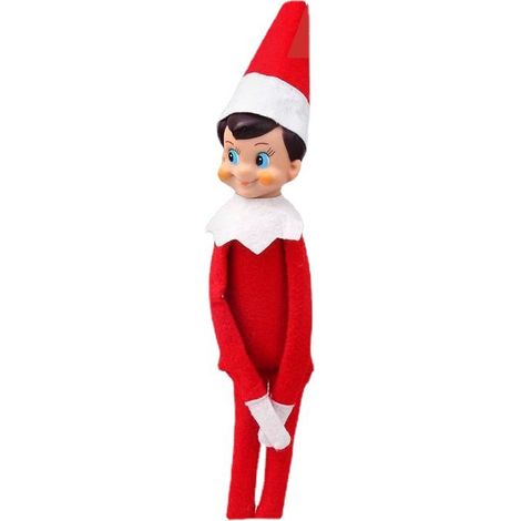 Muñeco Elfo Navideño - Muñeco De Tela Suave - Para Estantería O Decoración Navideña - 1 Unidad (1/5)