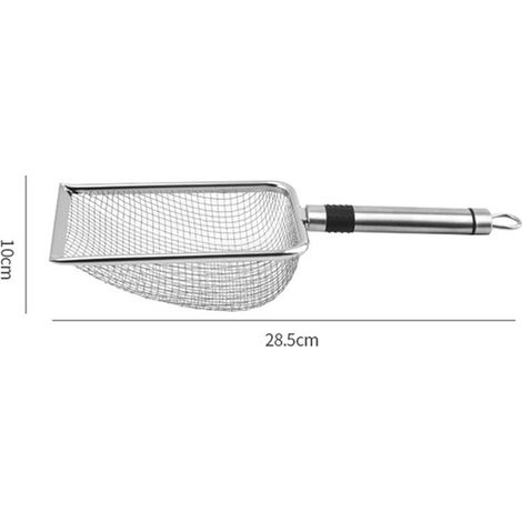 Stück Spezifikationen: Maschenweite: 5,0 mm Farbe: Siehe Foto Material: Metall Streuschaufel für Haustiere.