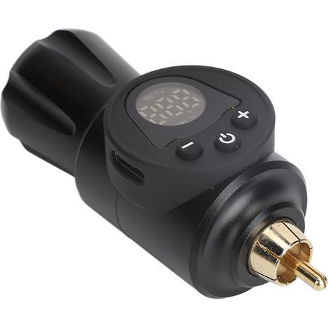 Mini batterie externe RCA pour tatouage, portable, avec écran LCD et format queue d'hirondelle, sans fil. (1/5)