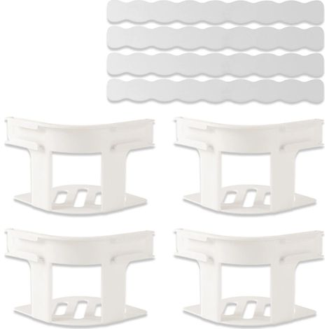 Set mit 4 Bettlakenhaltern, rutschfesten Bettlakenclips mit Verriegelung, Befestigungs- und Spannvorrichtungen für Spannbettlaken, geeignet für alle Matratzen (1/5)