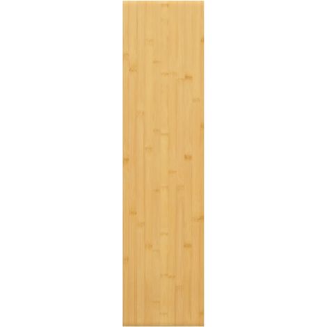 Étagère murale  Étagère flottante 80x20x4 cm bambou (1/4)