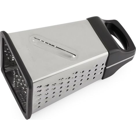 Grattugia per bosso, 4 lati, manico in acciaio inox e ABS