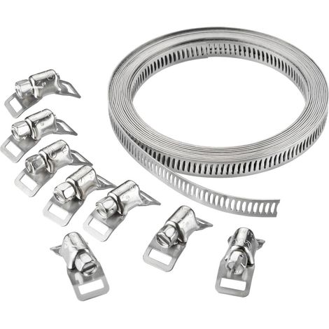 WERKZEYT Schlauchschellen Endlosband Edelstahl rostfrei, 12,7 mm, 3 Meter Rohrschellen