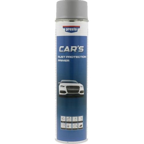 Primaire d'accroche pour carrosserie - Car's 600ml - Gris - Antirouille - Excellente adhérence