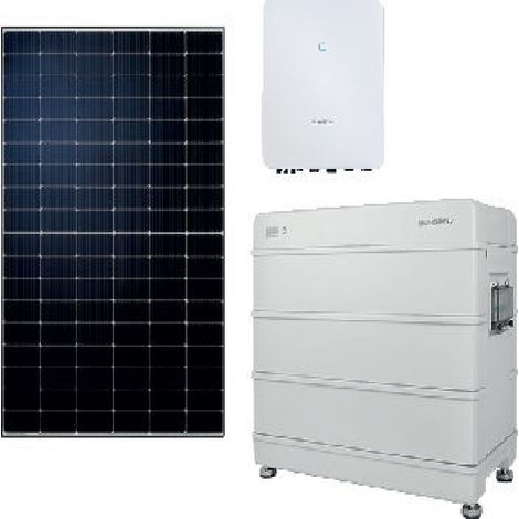 PV Paket PV07 22x430Wp Glas/Glas,WR+BAT 9,46 kWp,8kW AC, 9,6kWh incl. Zubehör - 8737807745 von Buderus
