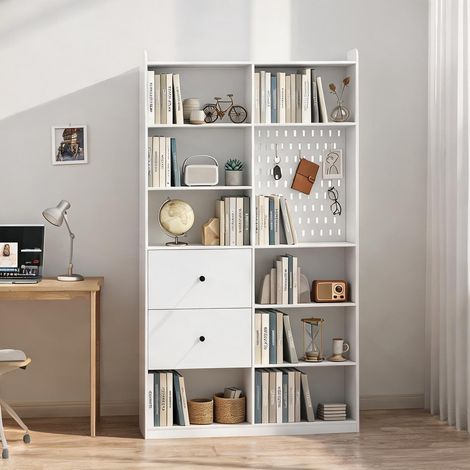 Meuble de rangement de bureau en mDF métal 120 x 30 x 200 cm (1/5)