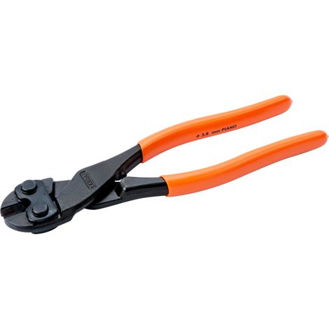 Bahco Phosphatierter Kraftschneider mit PVC-beschichteten Griffen, 205 mm (1/4)