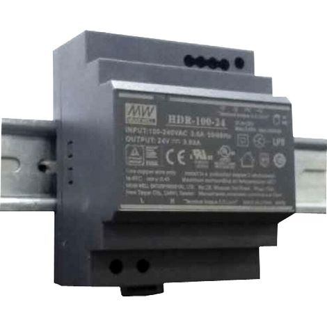 Alimentation à découpage pour rail DIN 220V/24VDC 100W