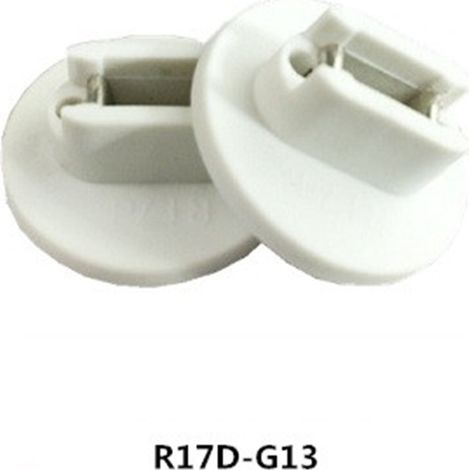 Douille d'adaptation pour tube fluorescent R17D vers G13/T8/T5, PBT ignifugé avec marquage CE. (1/5)