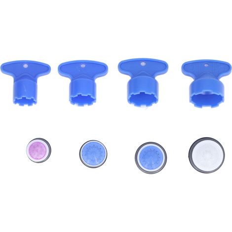 8 pièces aérateurs de robinet en plastique avec clés, mousseurs pour robinet de salle de bain et cuisine (1/5)