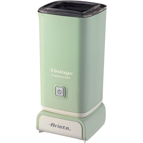 Ariete 2878 Cappuccinatore Vintage - Montalatte a caldo e a freddo - Cappuccino, cioccolata, infusi liofilizzati - 500 Watt - Verde (1/5)