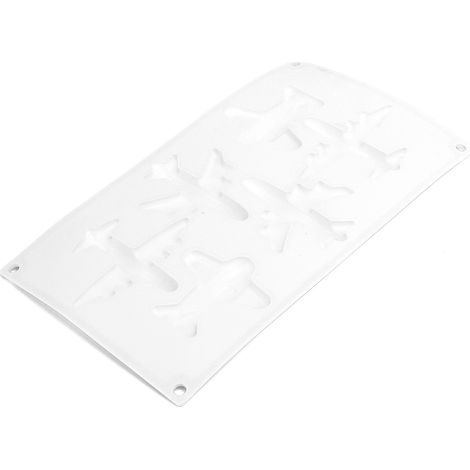 Moule en Silicone 6 Cavités Avion pour Décoration de Gâteau et Chocolat - Ustensile de Cuisine (1/5)