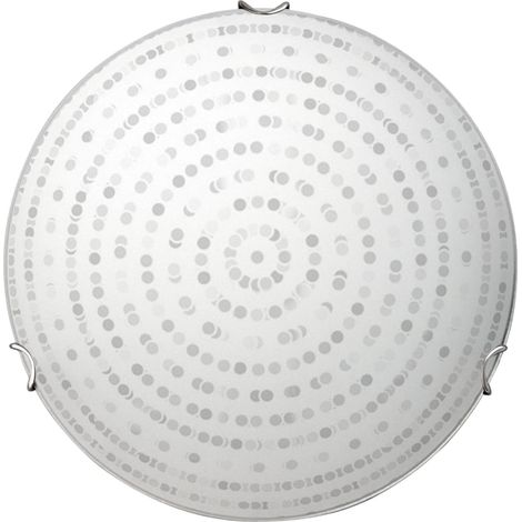 Plafoniera Candellux Circle rotonda vetro cromo 30cm E27 (1/2)