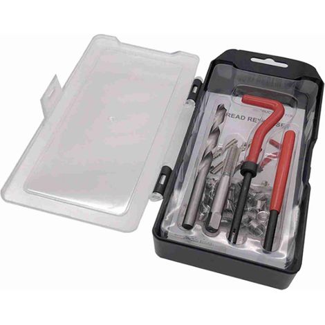 M14 x 1,5 Gewindereparaturset, 15-teilig, für Hubschrauber geeignet, 14 mm beschädigtes Gewinde