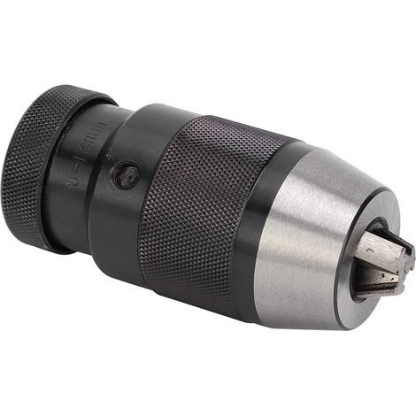 Mandrin de perçage auto-serrant sans clé 13mm B16, pour perceuses électriques et tours, manchon de blocage automatique. (1/5)