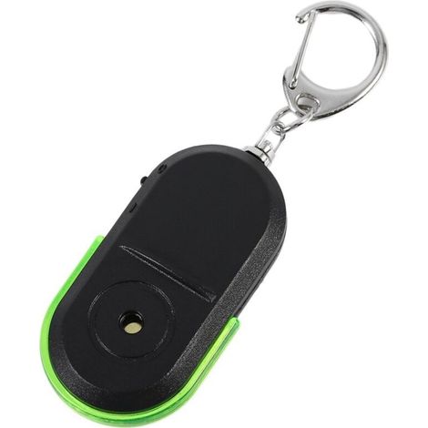 RHG Alarme Anti-Perte sans Fil, Localisateur de clés à Distance avec Sifflet avec Lumière LED, Localisateur de Porte-clés pour Clés, Portefeuille, Téléphone, Lunettes, Bagage, Animal de Compagnie