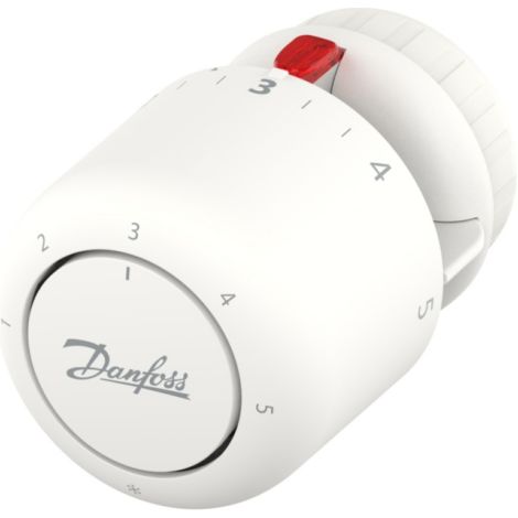 Danfoss Cabezal termostático blanco para radiador