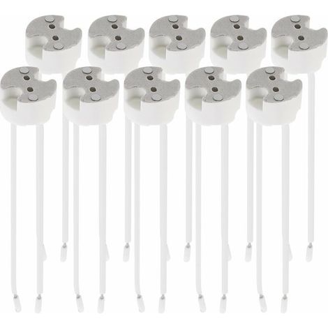 Lot de 10 douilles GU5.3 – Compatible MR16 – Tension 12V – Pour lampes LED et halogènes – Installation facile (1/5)