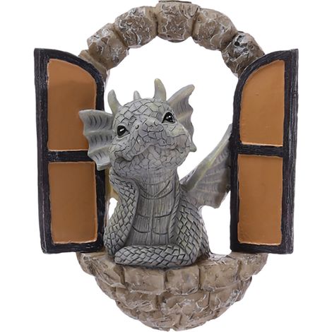 Dinosaurierfigur aus Kunstharz, lebendiges und niedliches Design, kompakt und attraktiv, dekorative Kunststatue für Dekorationen W110 (1/5)