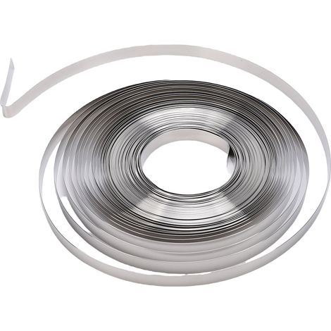 Feuillard inox 100ft longueur 3/4in largeur – 0,03in épaisseur robuste emballage cerclage, industriel (1/5)